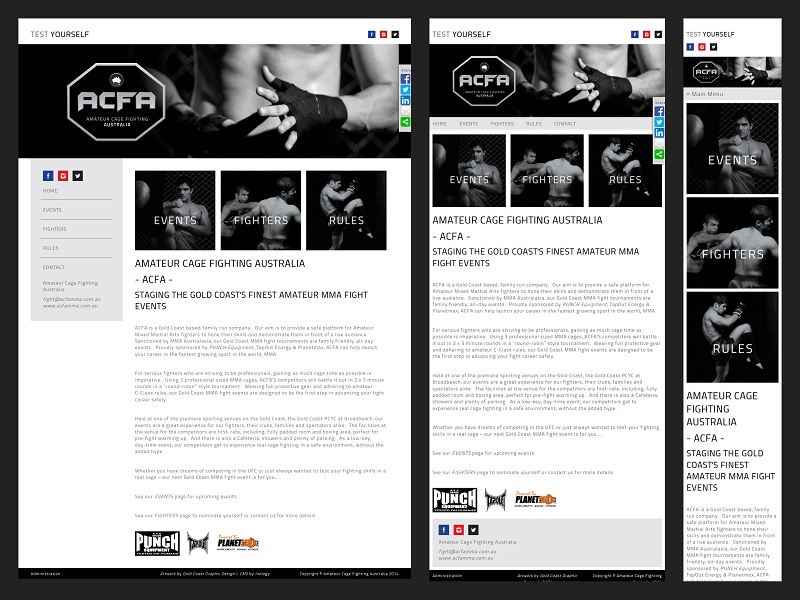 Amateur Cage Fighting Australia