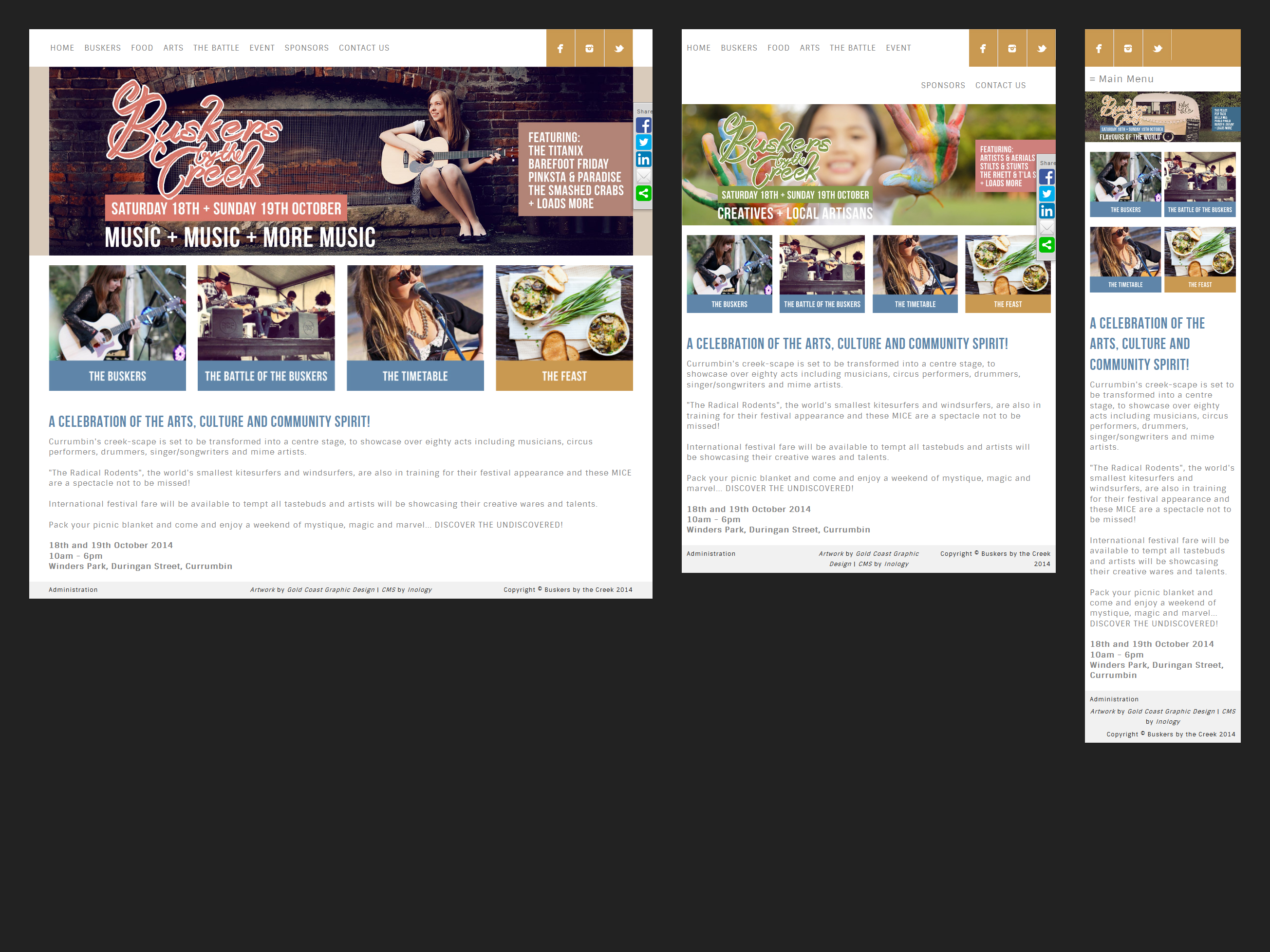 Buskers by the Creek